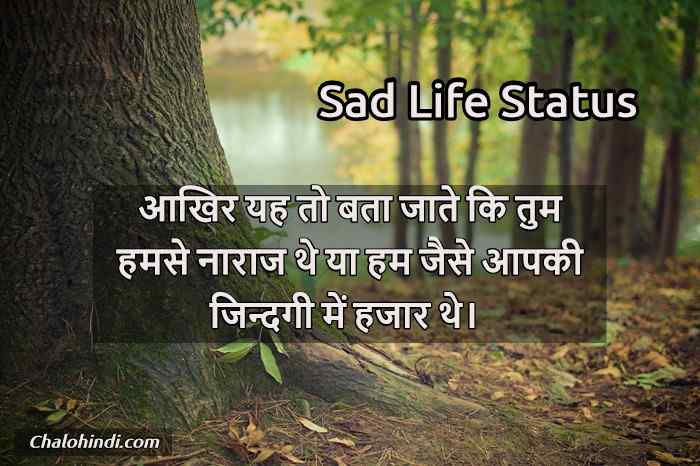 Very Sad Status about Life in Hindi with Images 2019