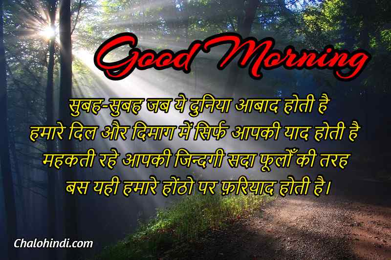 [Updated] Good Morning Shayari in Hindi 140 – Morning Status Wishes