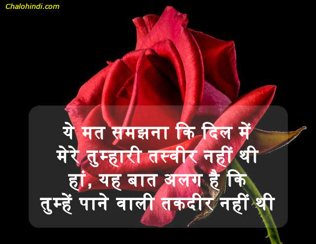 Romantic Shayari on True Love